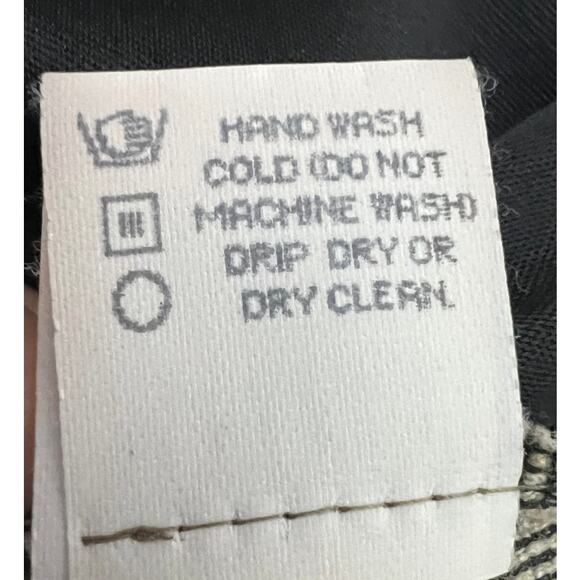 K.d. Spring Women's Zip Front Mixed Media Jacket Black/Tan Size L - Picture 10 of 10